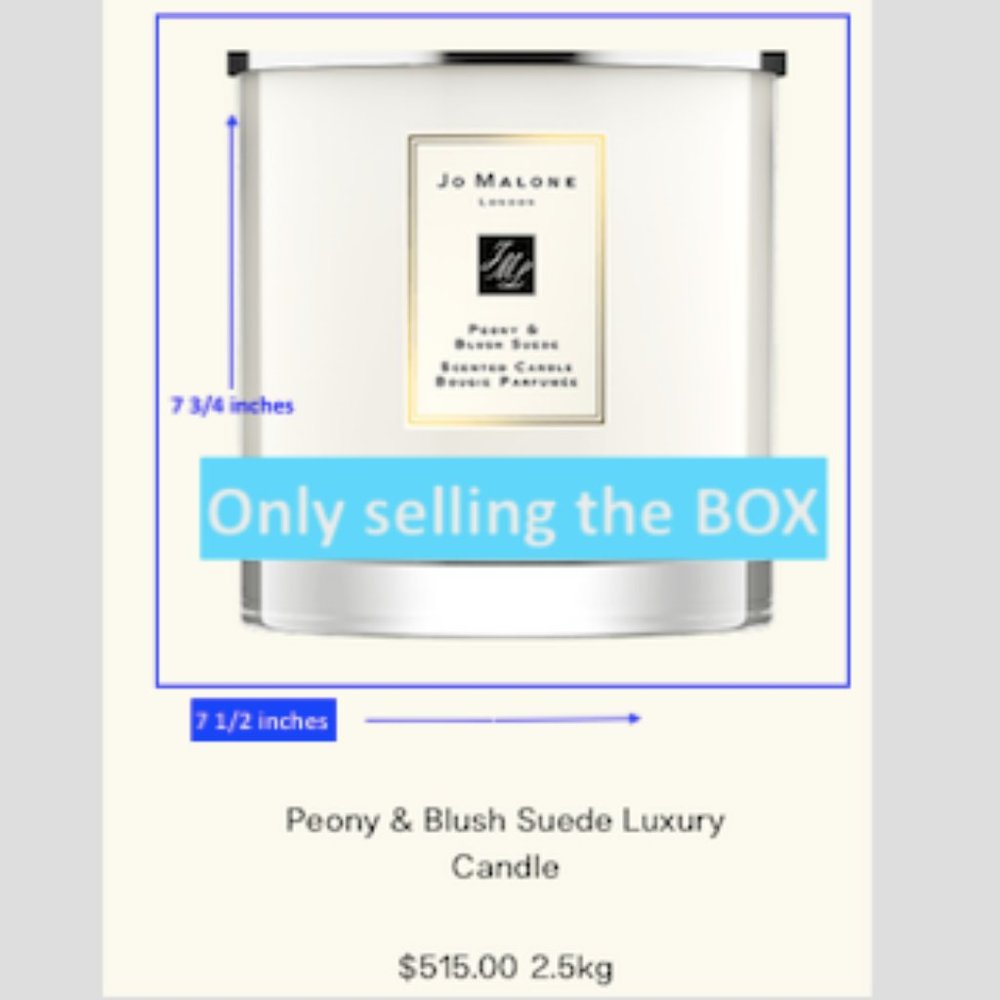 JO MALONE BOX - 2 Largest Candle BOXES